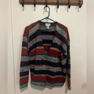 Erika Multicolor Striped Knit Sweater